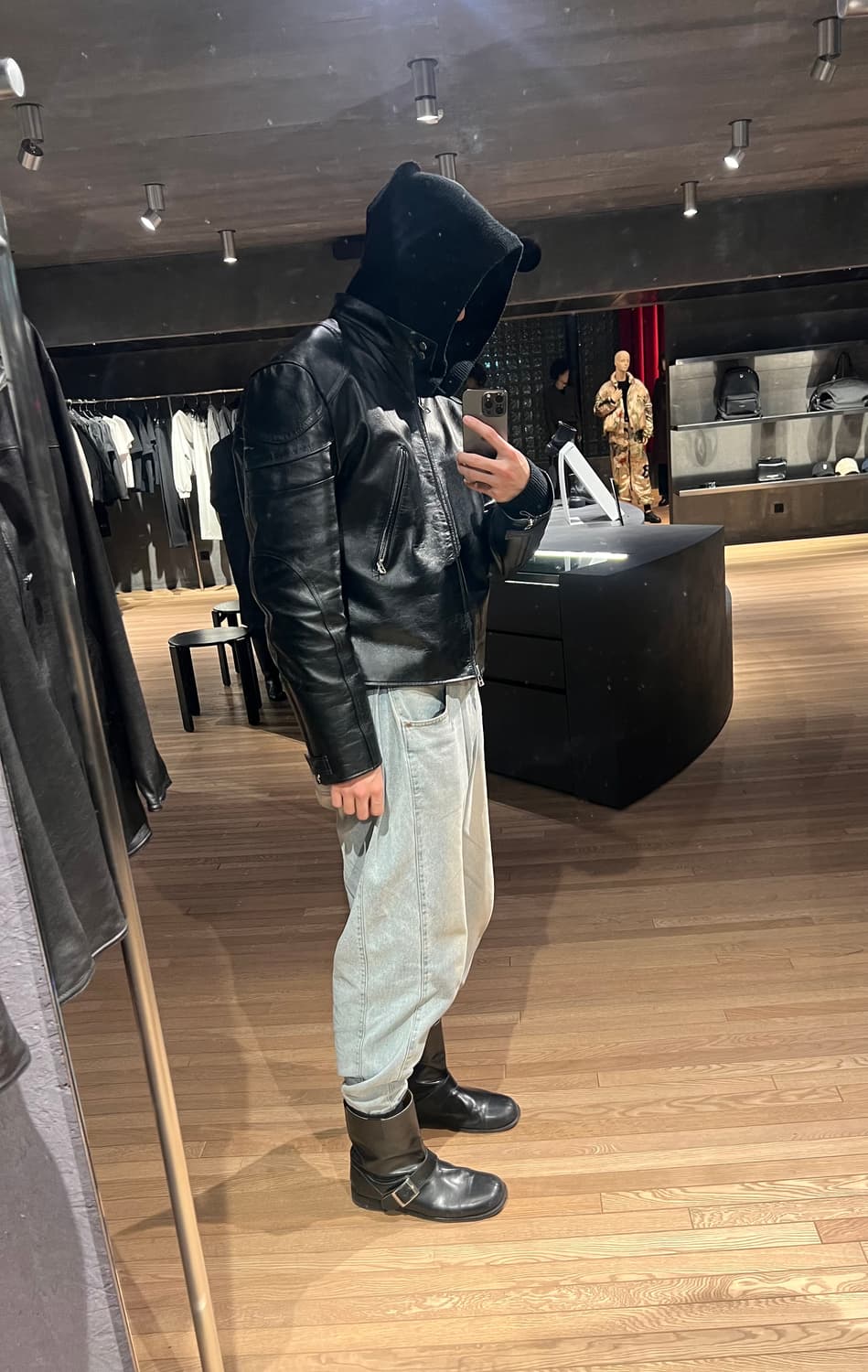 타일레 레더 자켓 상품이미지3