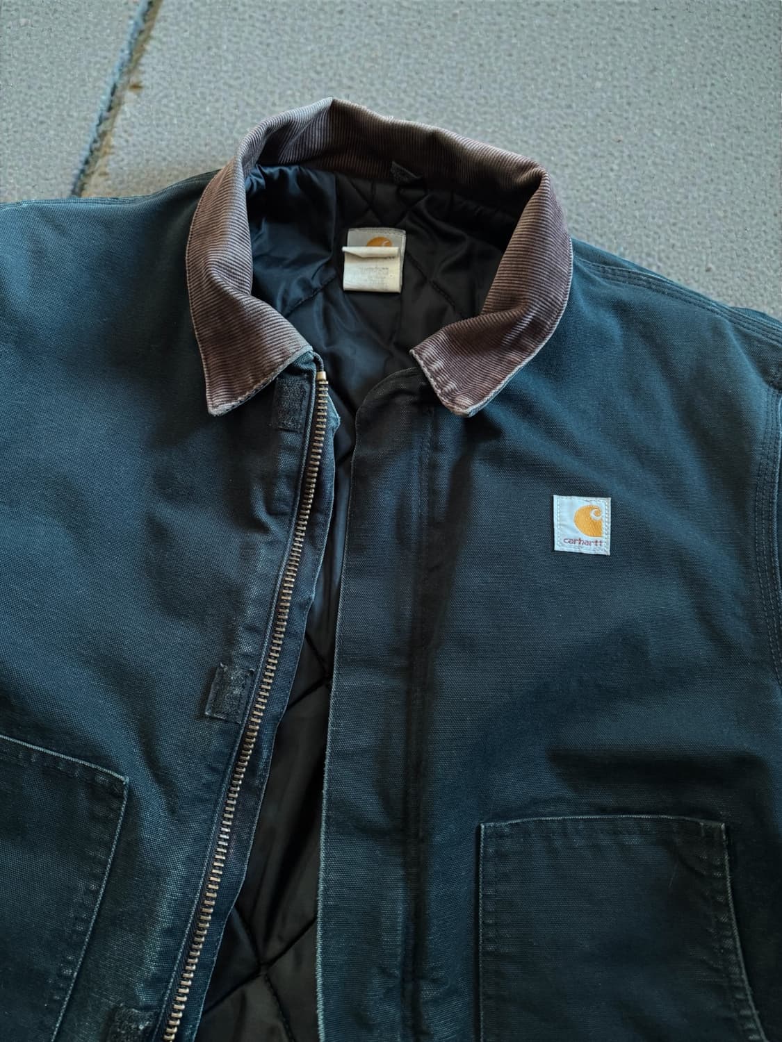 칼하트 OG J02 petrol 아틱 자켓 디트로이드 상품이미지4