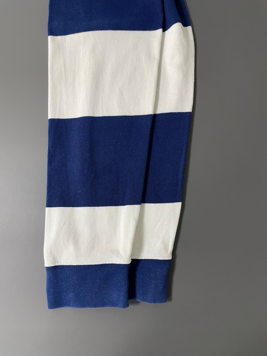 [XL] 폴로 랄프로렌 자수로고 스트라이프 럭비 긴팔티셔츠 커스텀 슬림핏 상품이미지7