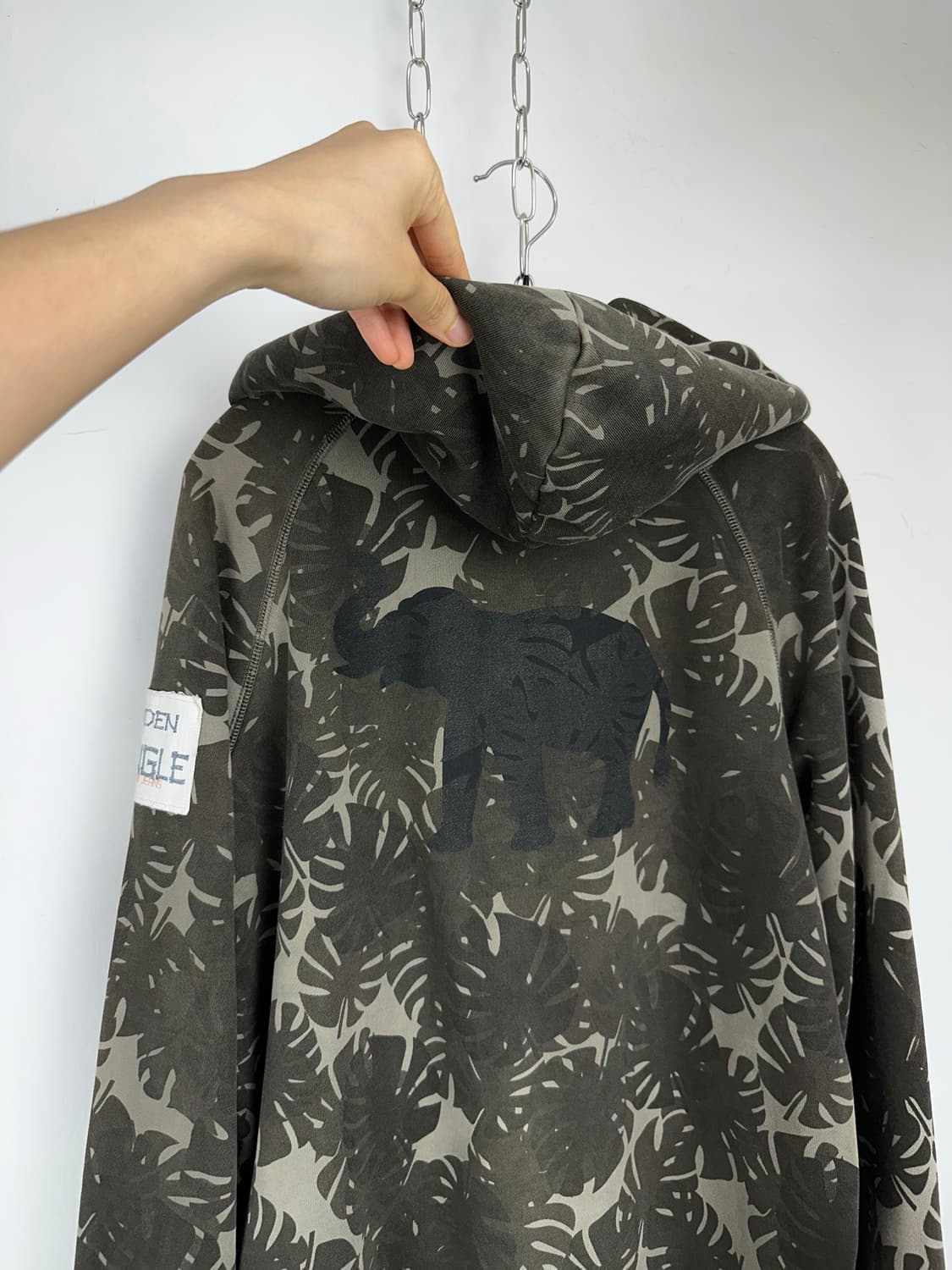 Armani Jeans Hidden Jungle Zip-Up Hoodie 상품이미지10