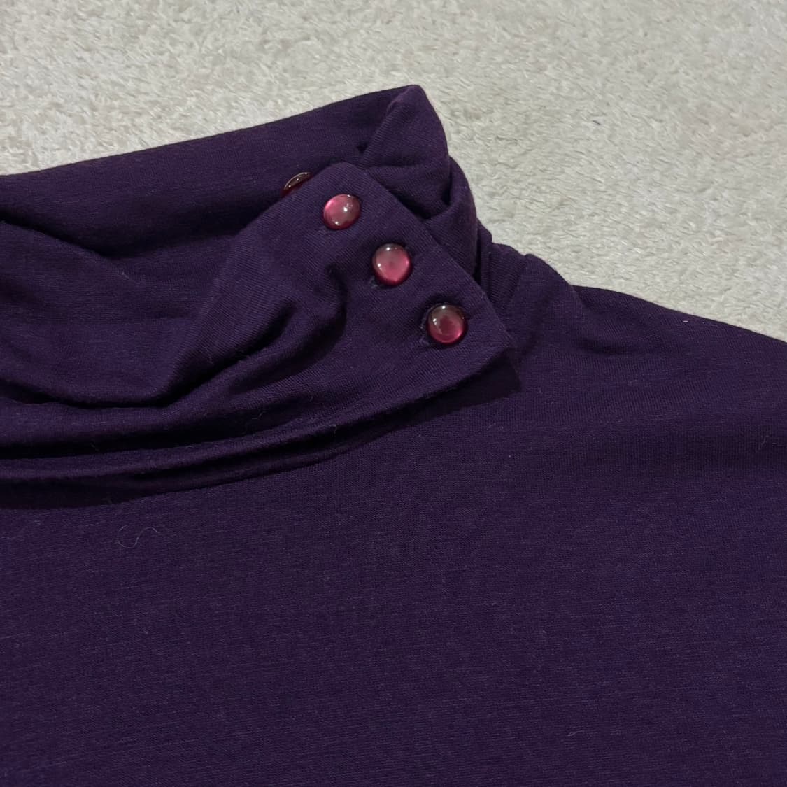 일본빈티지 포도맛 퍼플 이너 탑 상품이미지2