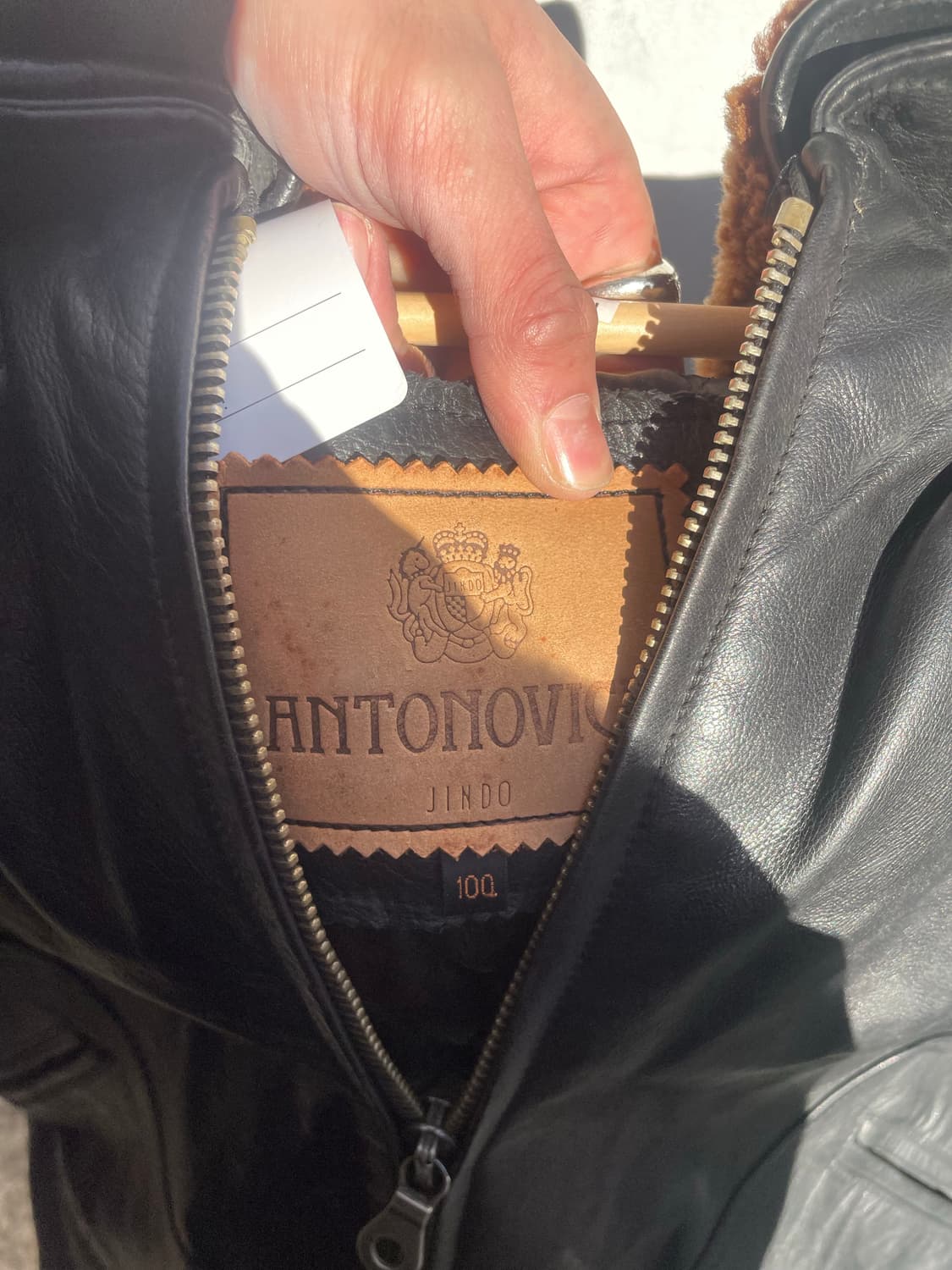 Made in Italy vintage lambskin leather j 상품이미지9