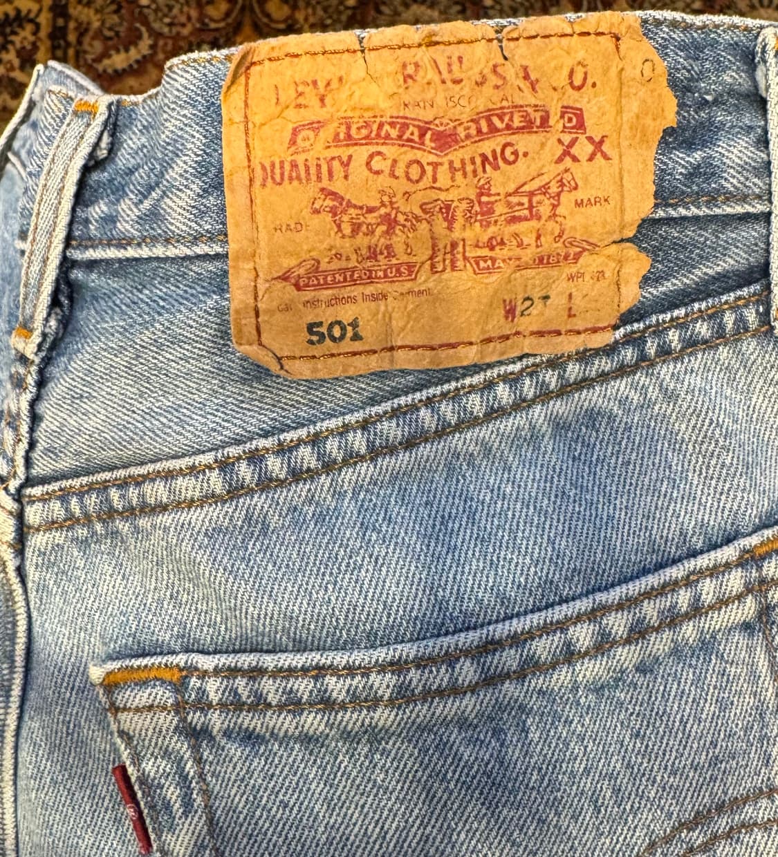 빈티지 리바이스 501 데님 27"(25~26추천) (468) 상품이미지4