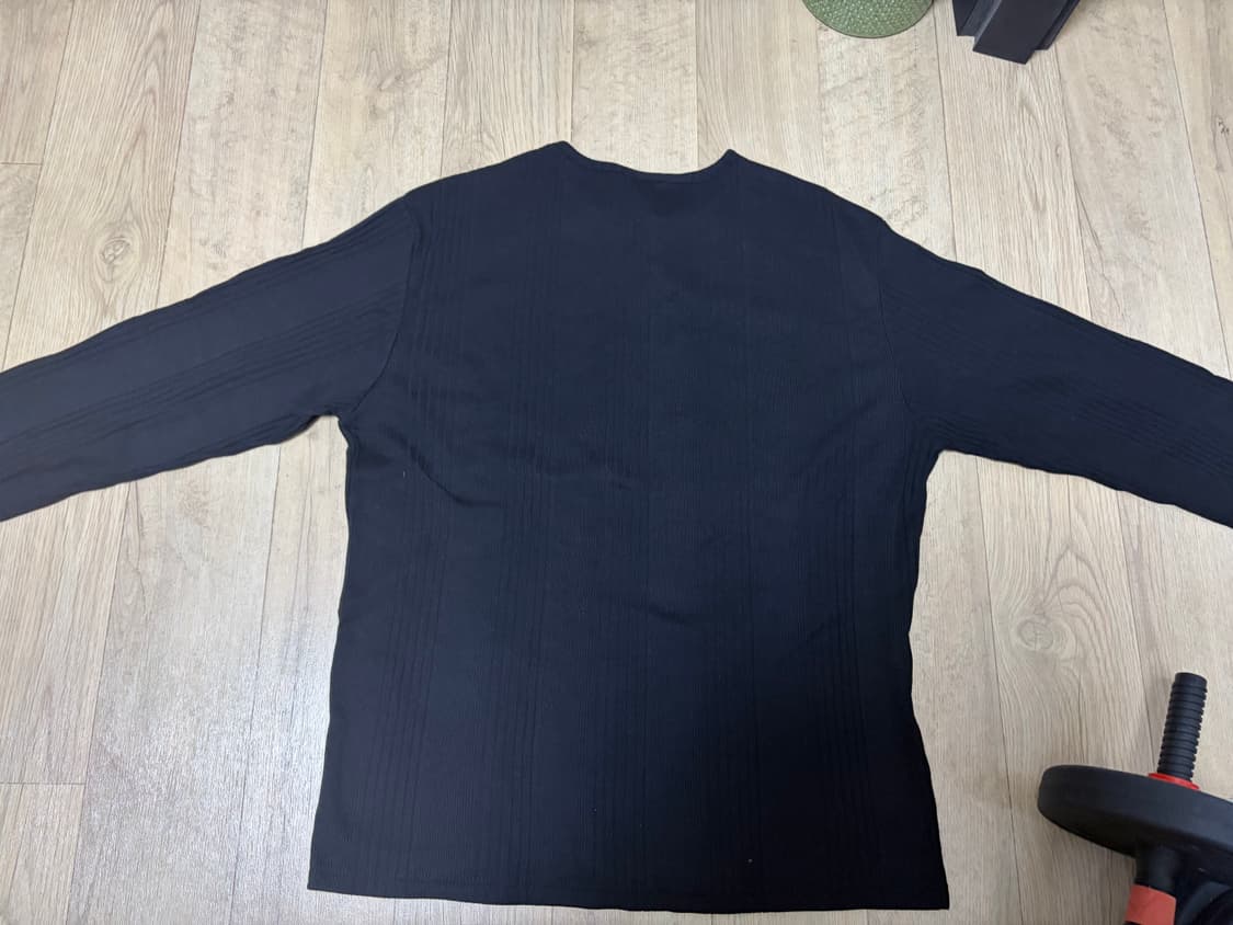 주앙옴므 헨리넥 롱 슬리브 티셔츠 (블랙) 상품이미지3