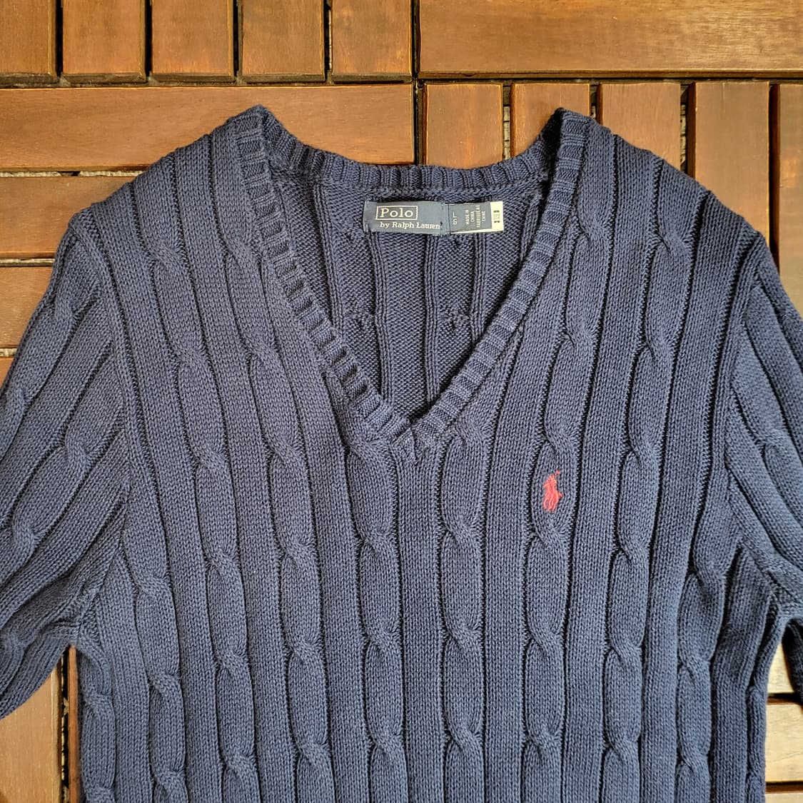 폴로 랄프로렌 브이넥 스웻 (L) 상품이미지2