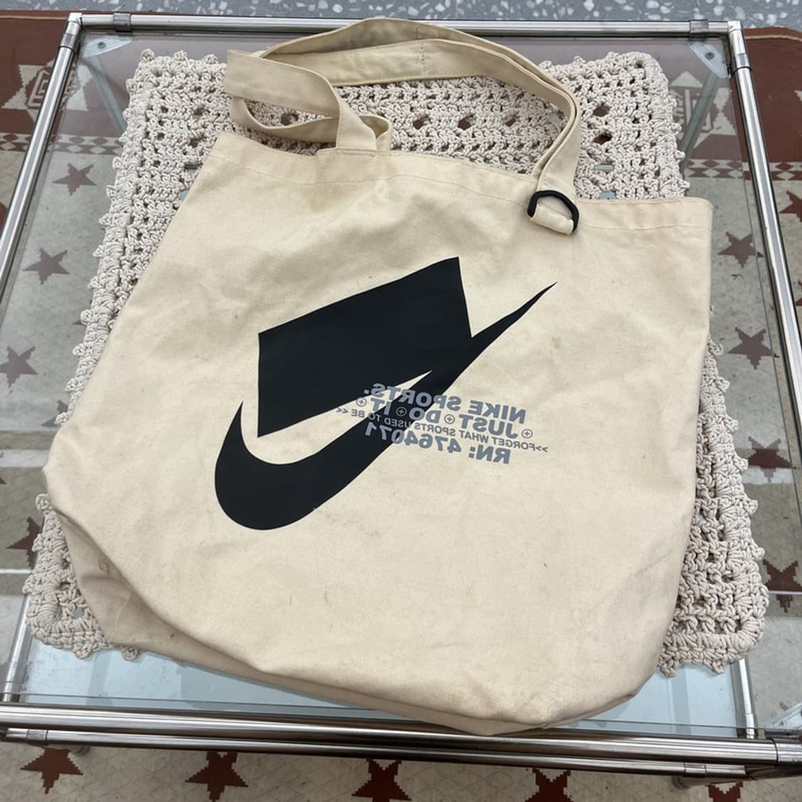 나이키 빈티지 캐주얼 빅로고 에코백 토트백 C10241 상품이미지3