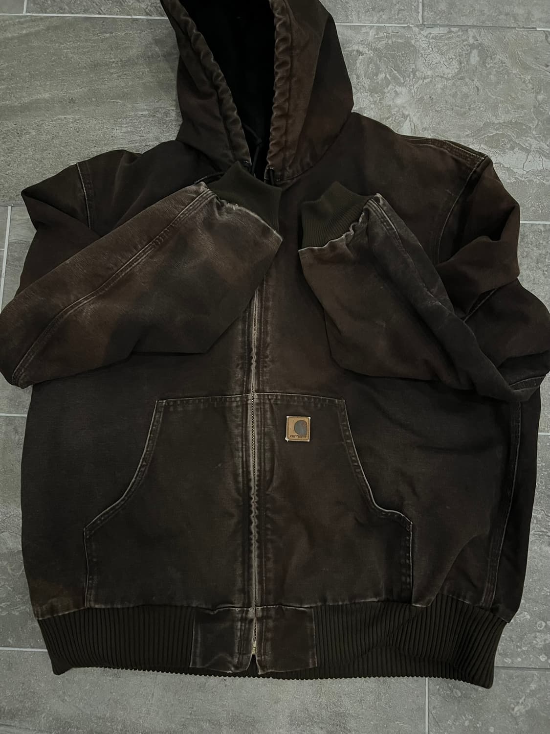 (XL) 칼하트 덕 액티브 후드자켓 J130 DKB 다크브라운 상품이미지7