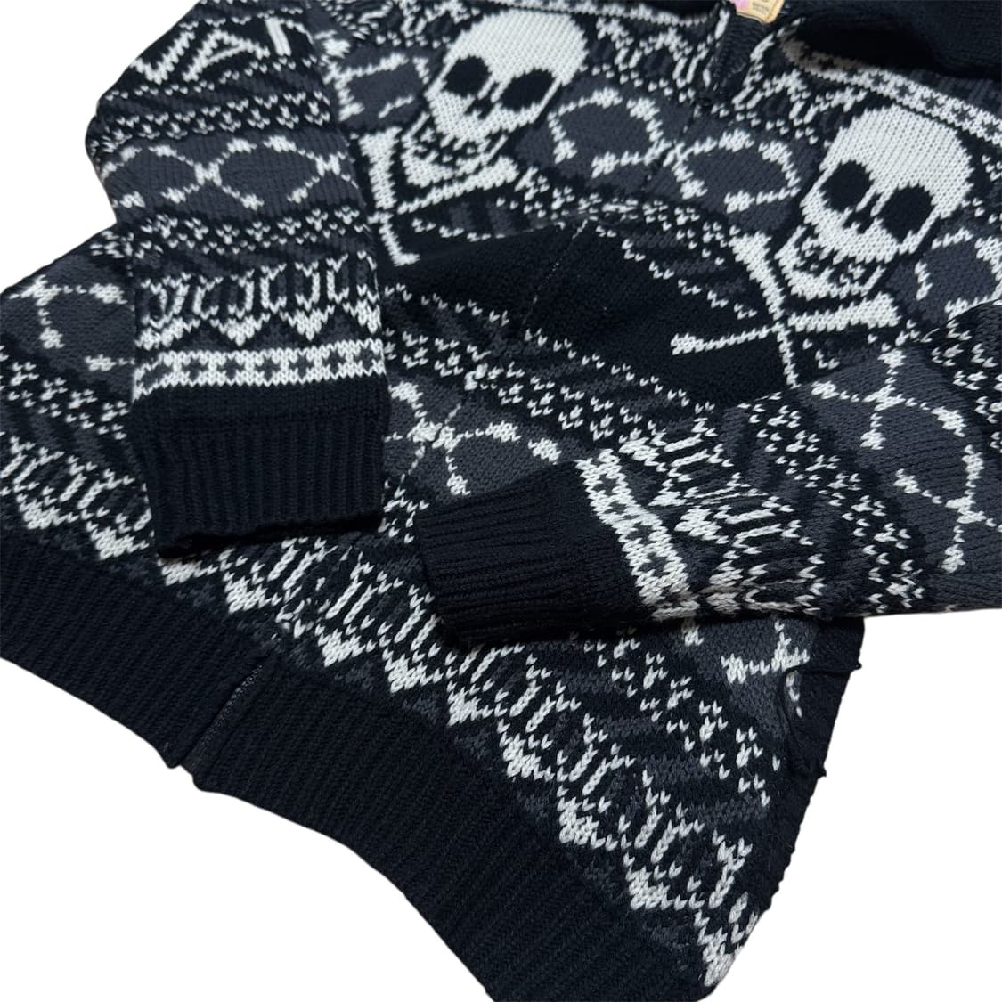 밴슨 본 스컬 집업 자켓 상품이미지3