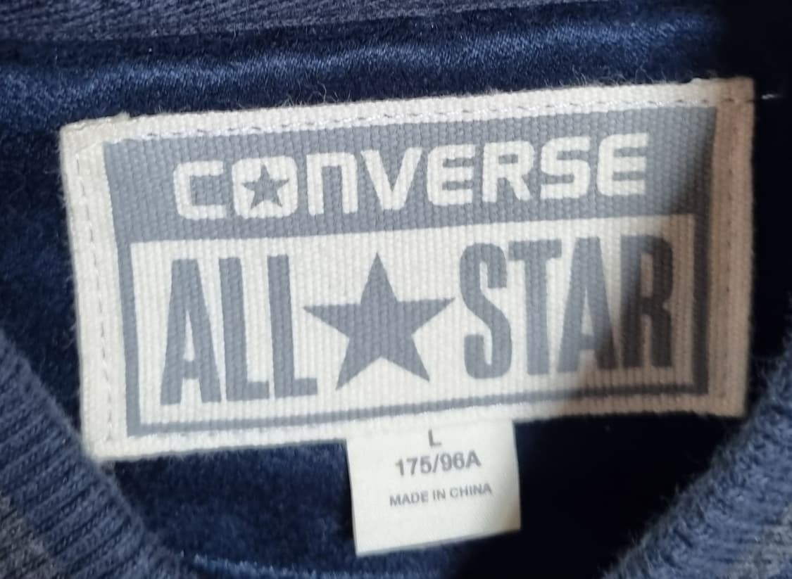 L ) 컨버스 네이비+그레이 덕다운 오리털 점퍼 상품이미지3