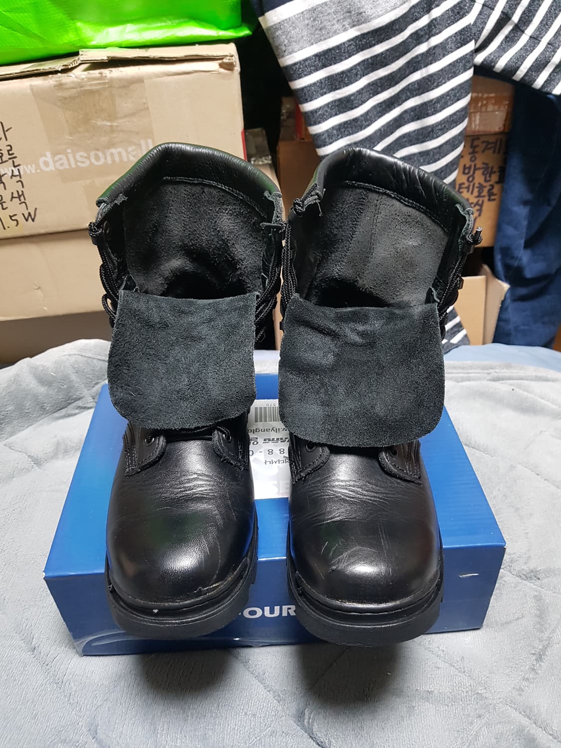 접착식 전투화 군화 255M 판매 상품이미지1