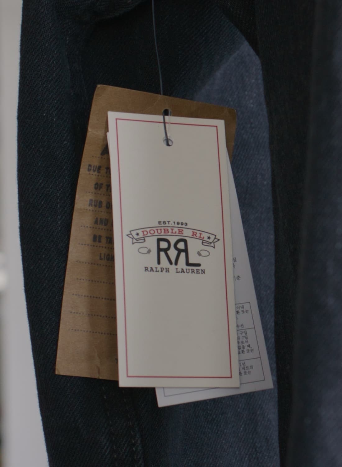 rrl 데님 자켓 lot271 블랙 L 상품이미지5