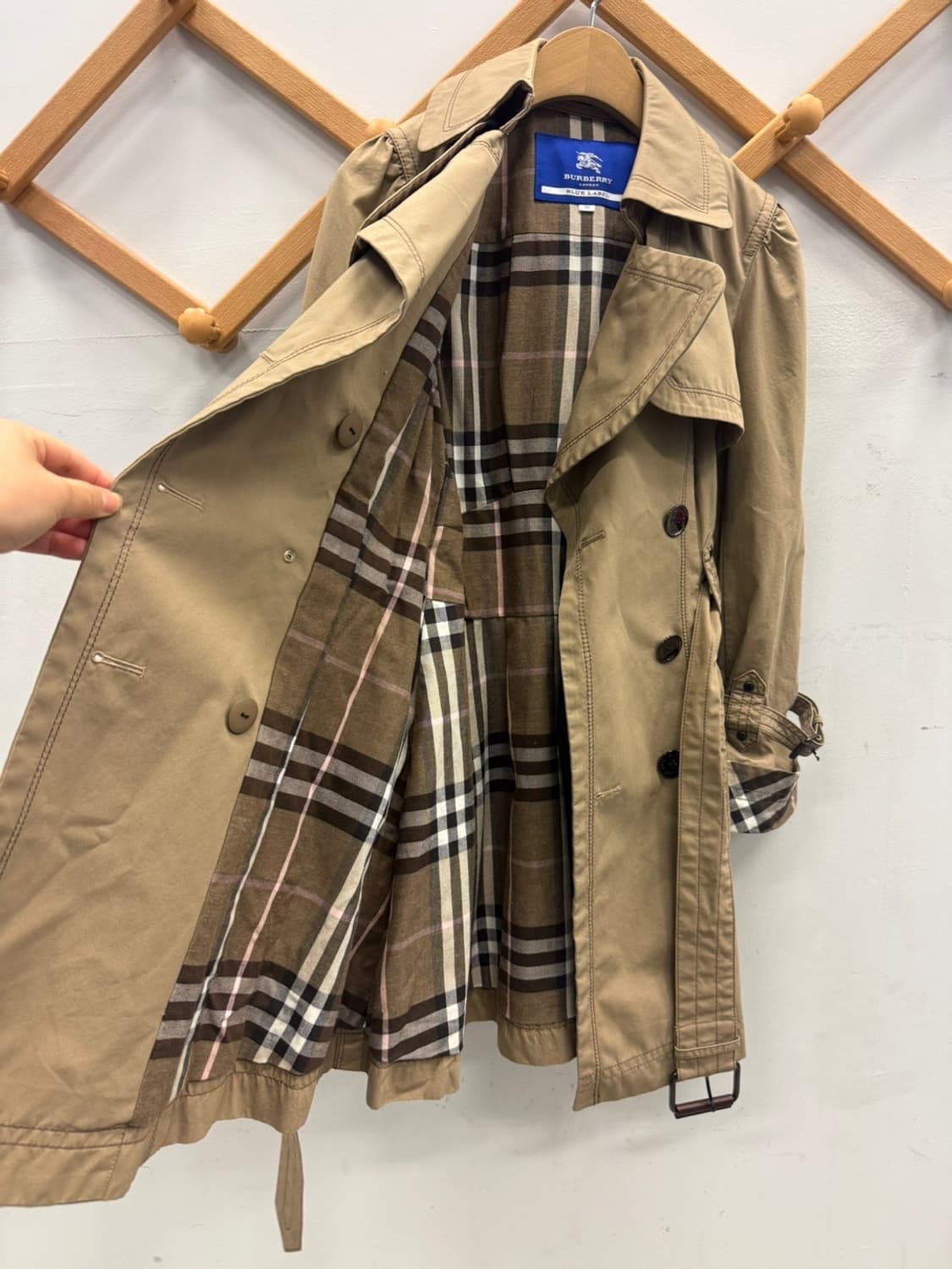 버버리 BLUE LABEL 트렌치 코트 44~55 상품이미지5