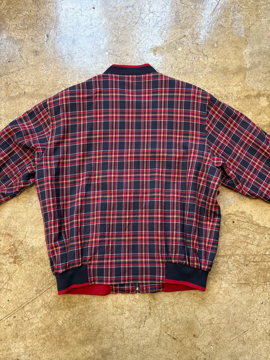 Wolsey 체크 집업 블루종 상품이미지6