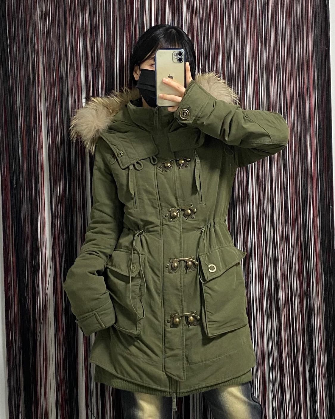 Japan)y2k 워머 투웨이 야상 ✔️𝙎𝙞𝙯𝙚 상품이미지3