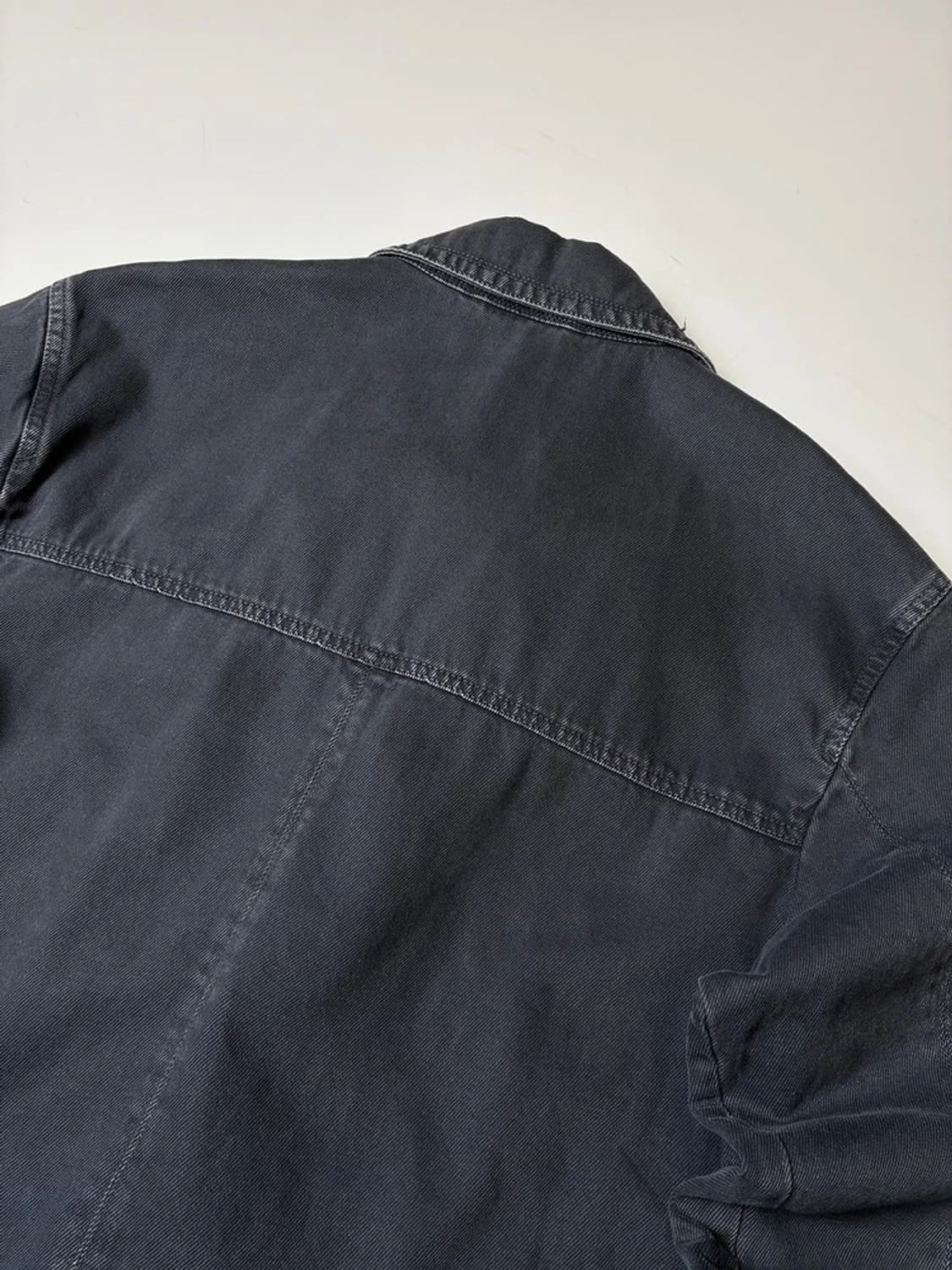 인사일런스 가먼트다잉 박시핏 데님 자켓 PN9404 상품이미지5