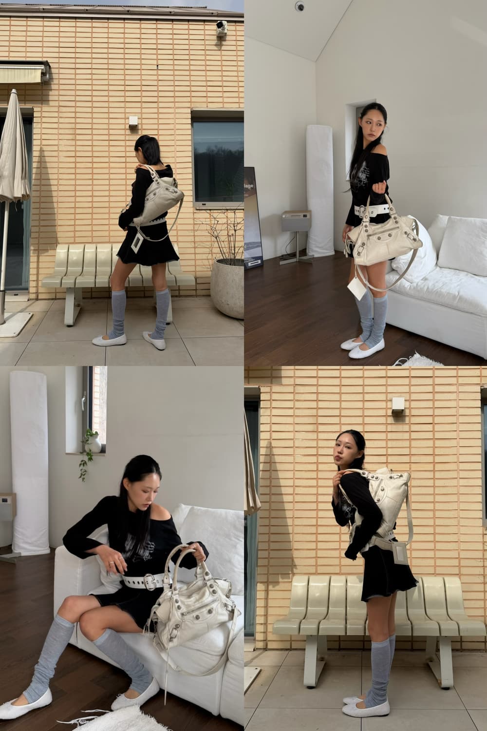 발렌시아가 자이언트 모터백 아이보리 상품이미지2