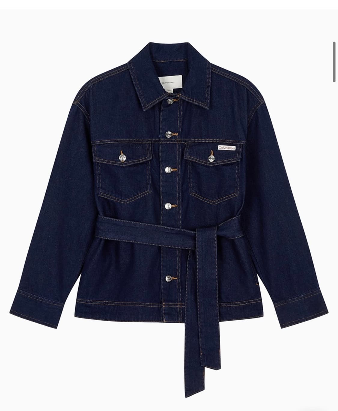 캘빈클라인진 벨티드 데님 자켓 상품이미지1