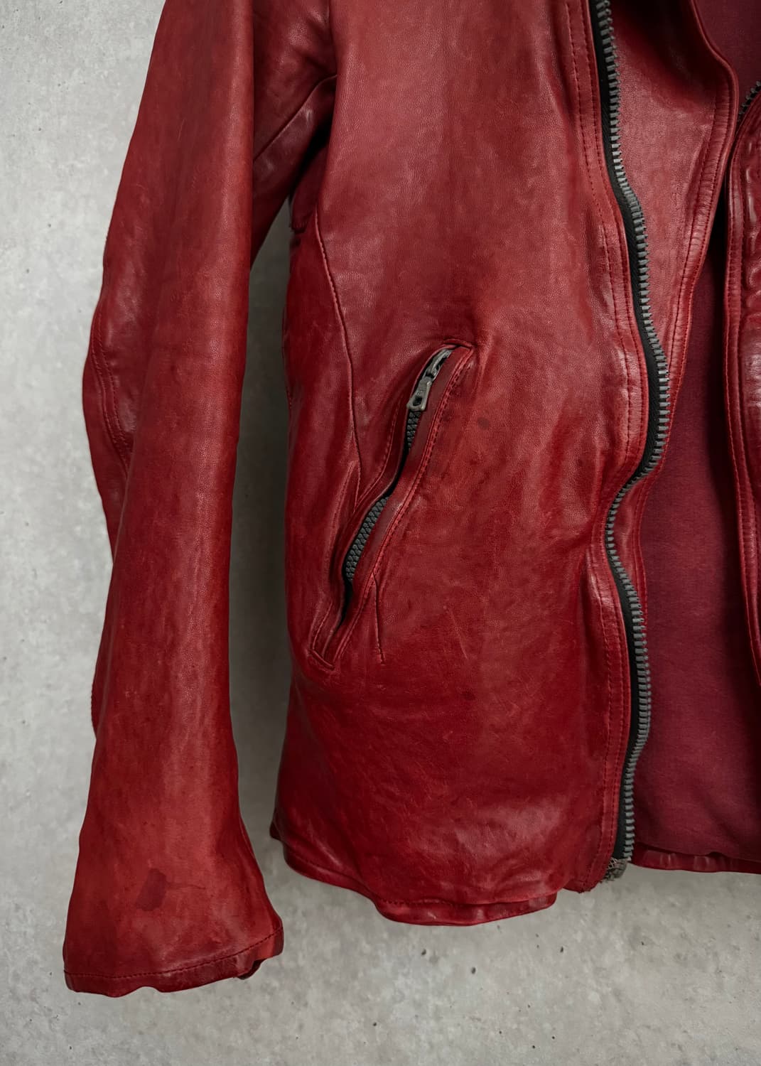 Backlash horse leather jacket 상품이미지5