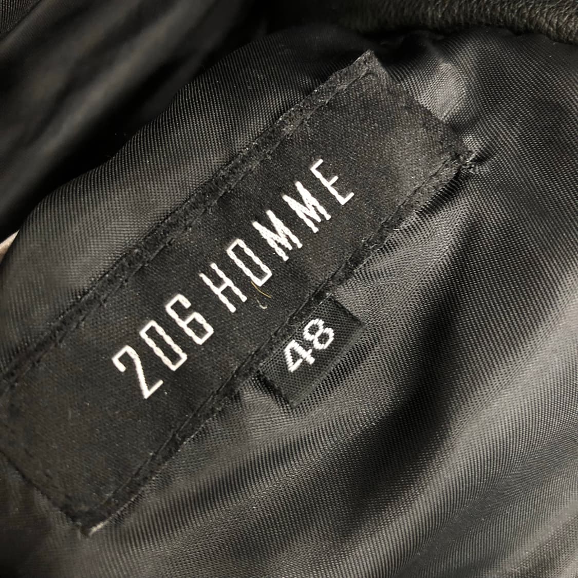 206옴므 양가죽 레더 라이더 자켓 상품이미지7