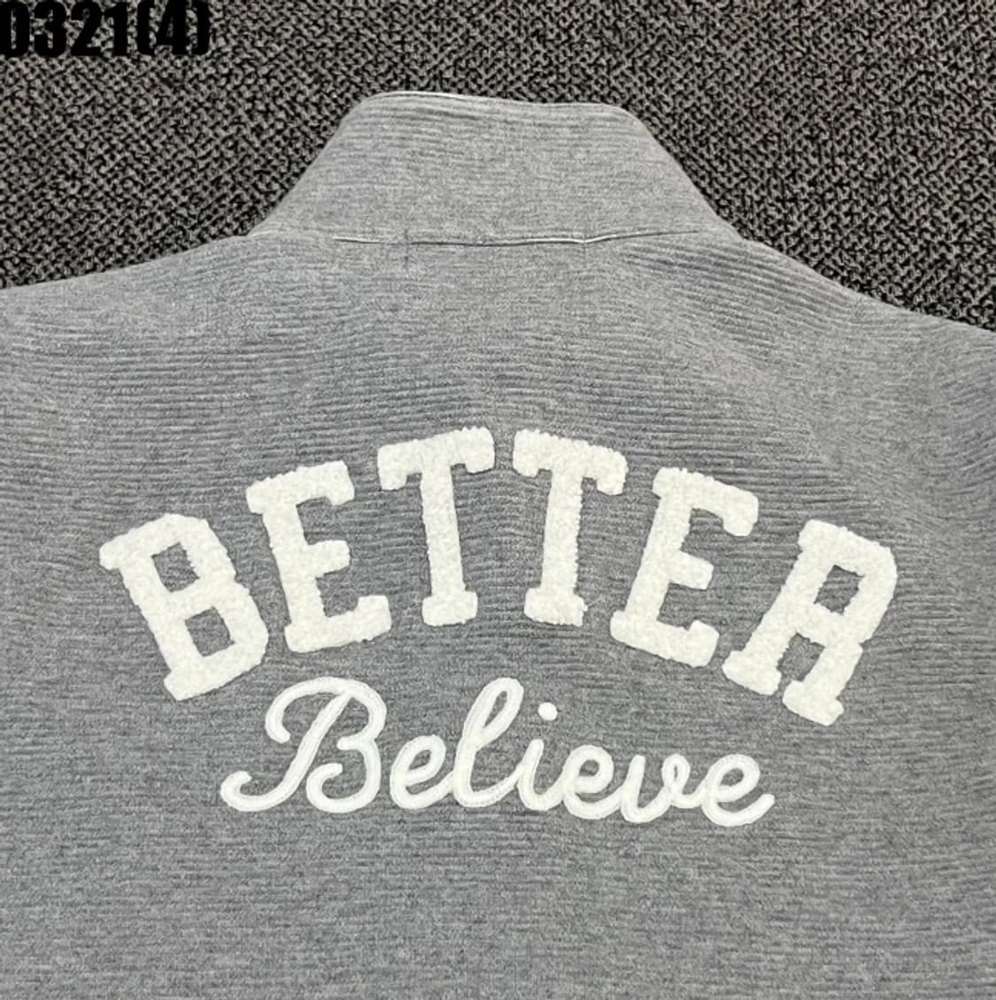 XS 르꼬끄 스포르티브 그레이 배색 집업 자켓 0321(4) 상품이미지5