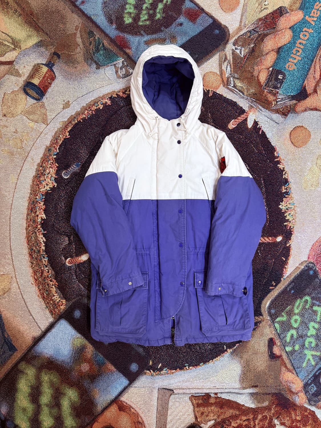 폴로 컨트리 투톤 패딩 상품이미지1