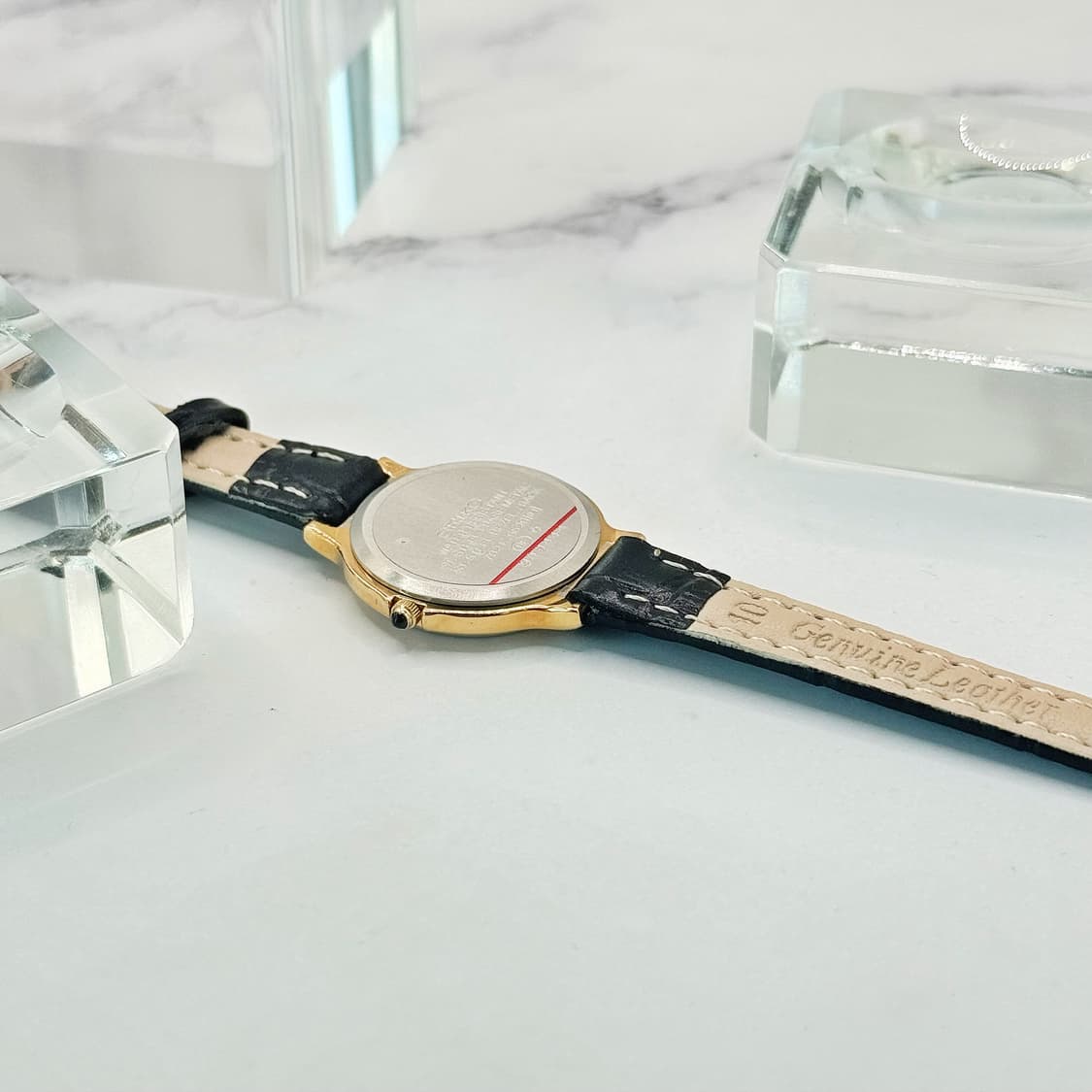 90s00s 빈티지 세이코 엑셀린 투톤 링 베젤 워치 상품이미지6