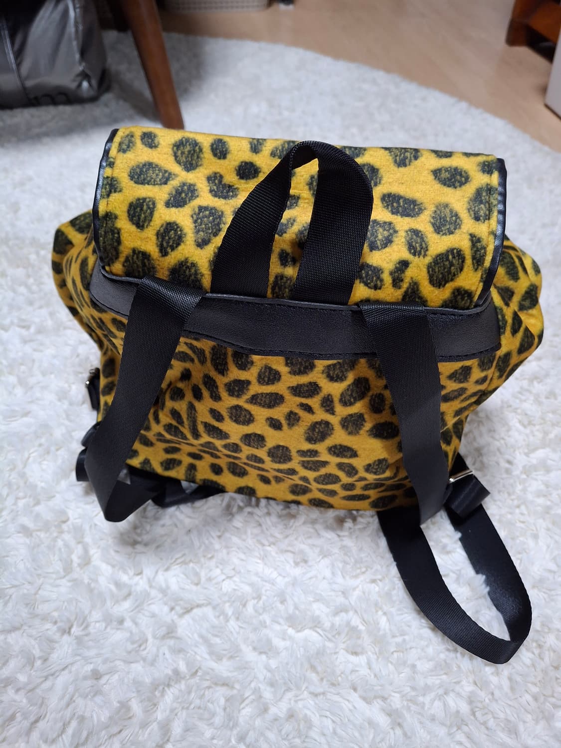 (마지막특가) 레오파드 미니백팩 옐로우 새상품 상품이미지2