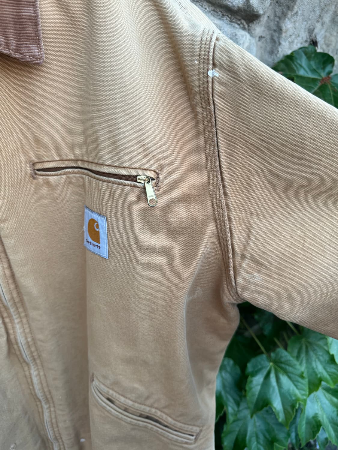 90s 칼하트 j01 브라운 빈티지 디트로이트 자켓  상품이미지7