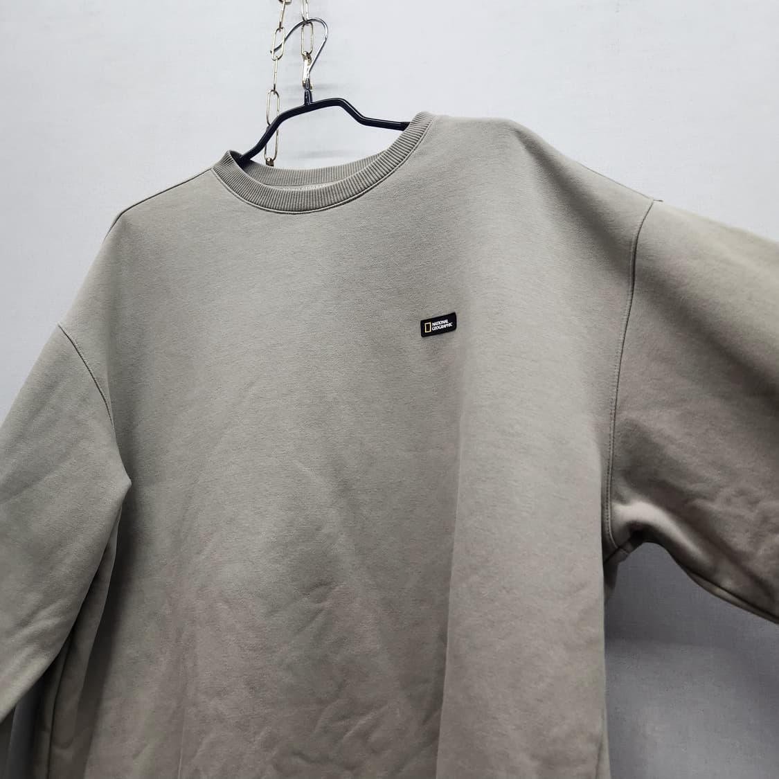 내셔널지오그래픽 로고와펜 맨투맨 M(XL) 상품이미지3