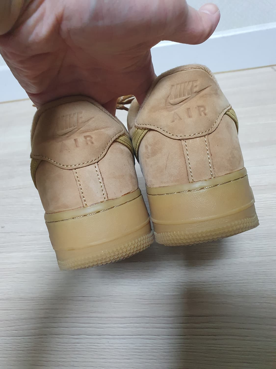 나이키 에어포스1 스웨이드 브라운 270 상품이미지6