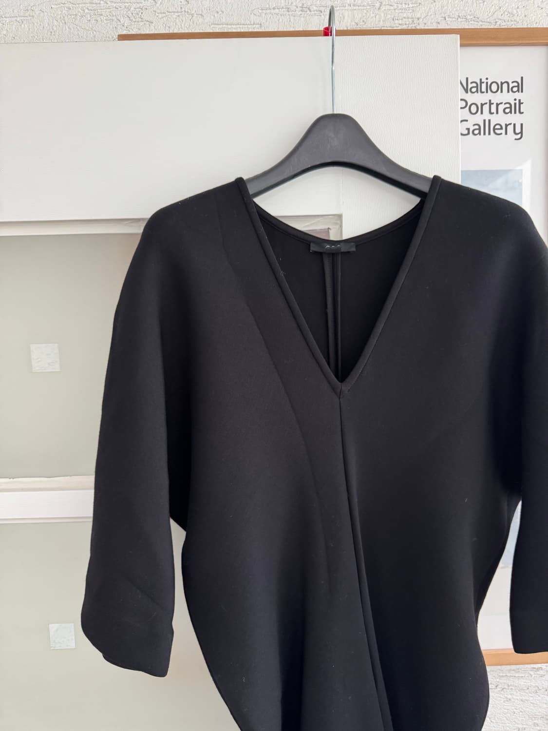 [COS] 코스 블랙 V넥 원피스 M 상품이미지2