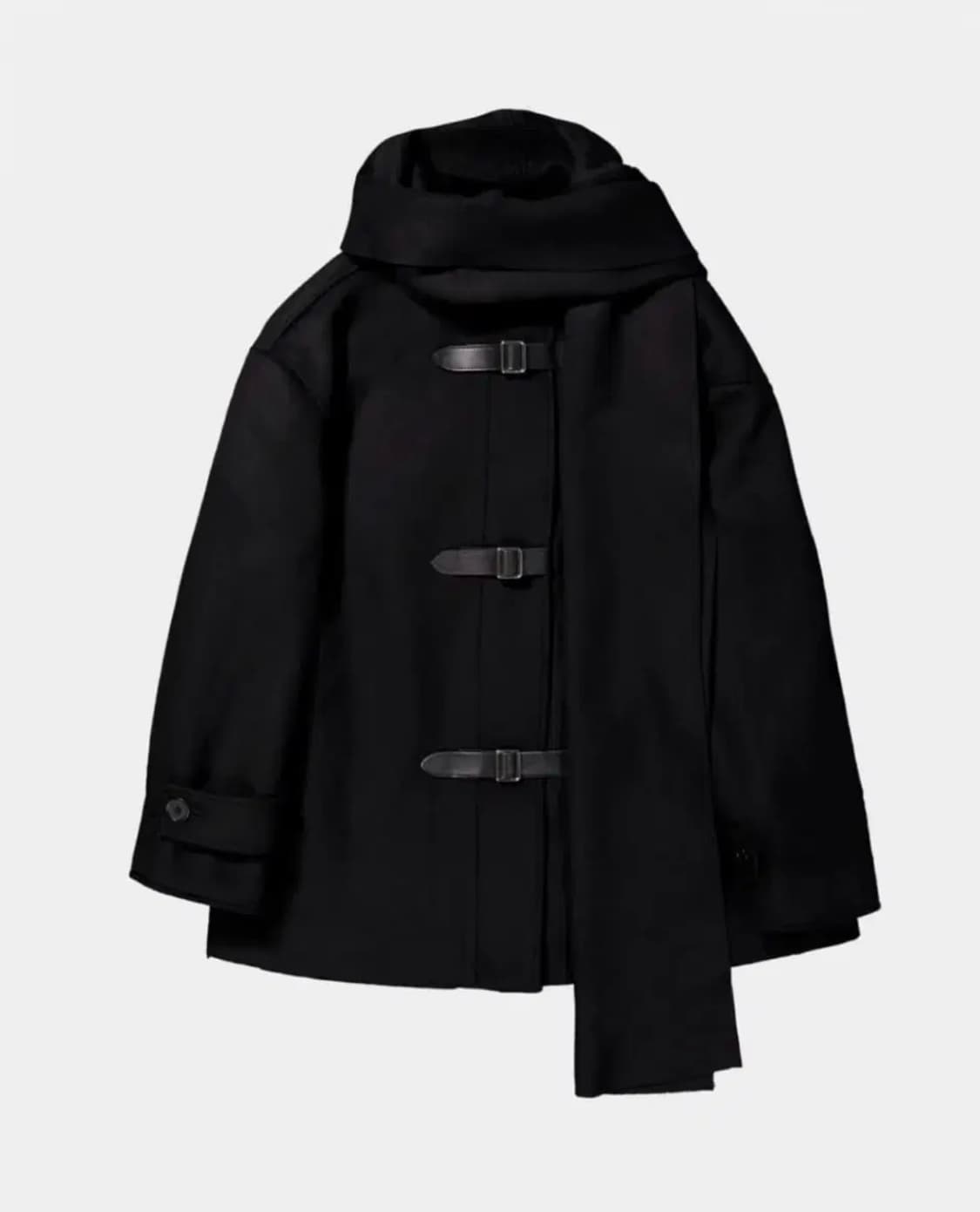 생긴스튜디오 벨티드 스카프 울 코트 BELTED SCARF COAT 상품이미지1