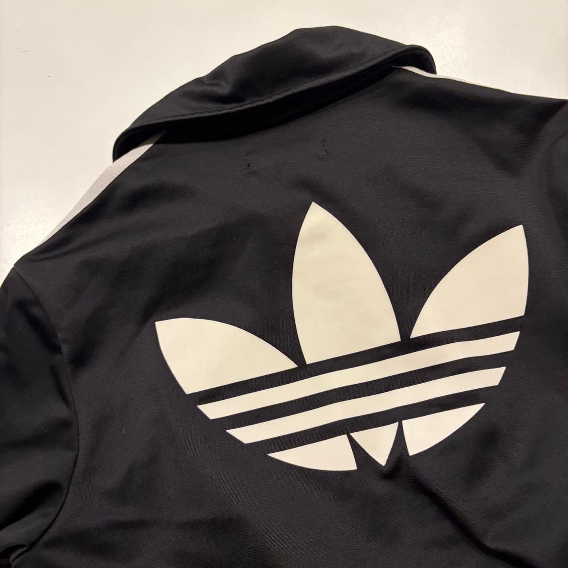 [85] 12s 아디다스 파이어버드 빅로고 트랙탑 져지 블랙 D314 상품이미지9