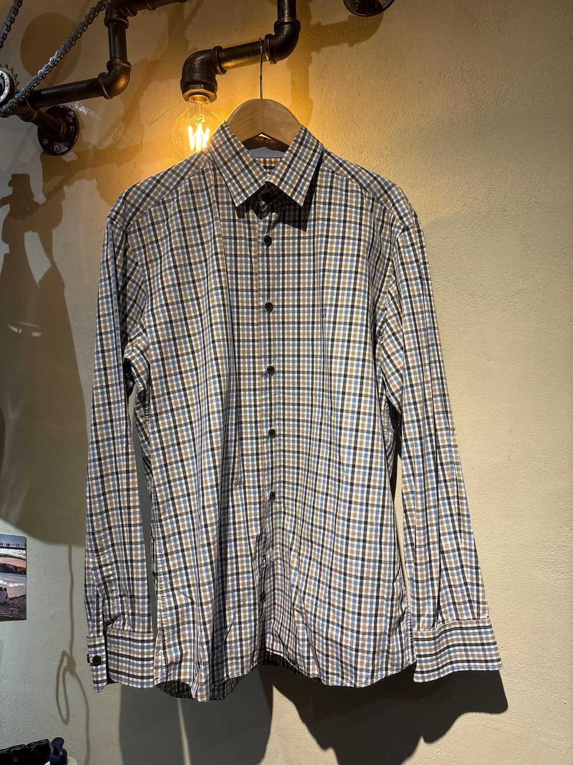 지방시 레이어드 체크 셔츠  상품이미지1