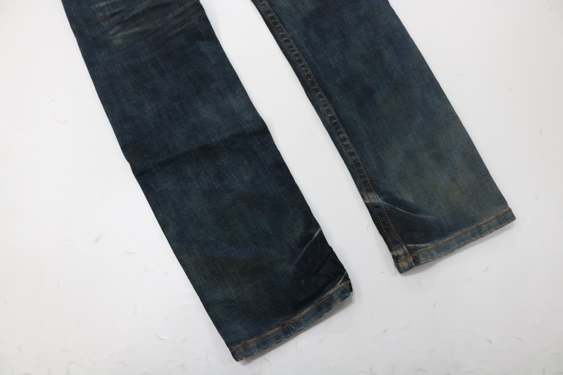 Jukebox 쥬크박스 빈티지 워싱 백포켓 지퍼 디테일 데님 팬츠 상품이미지9