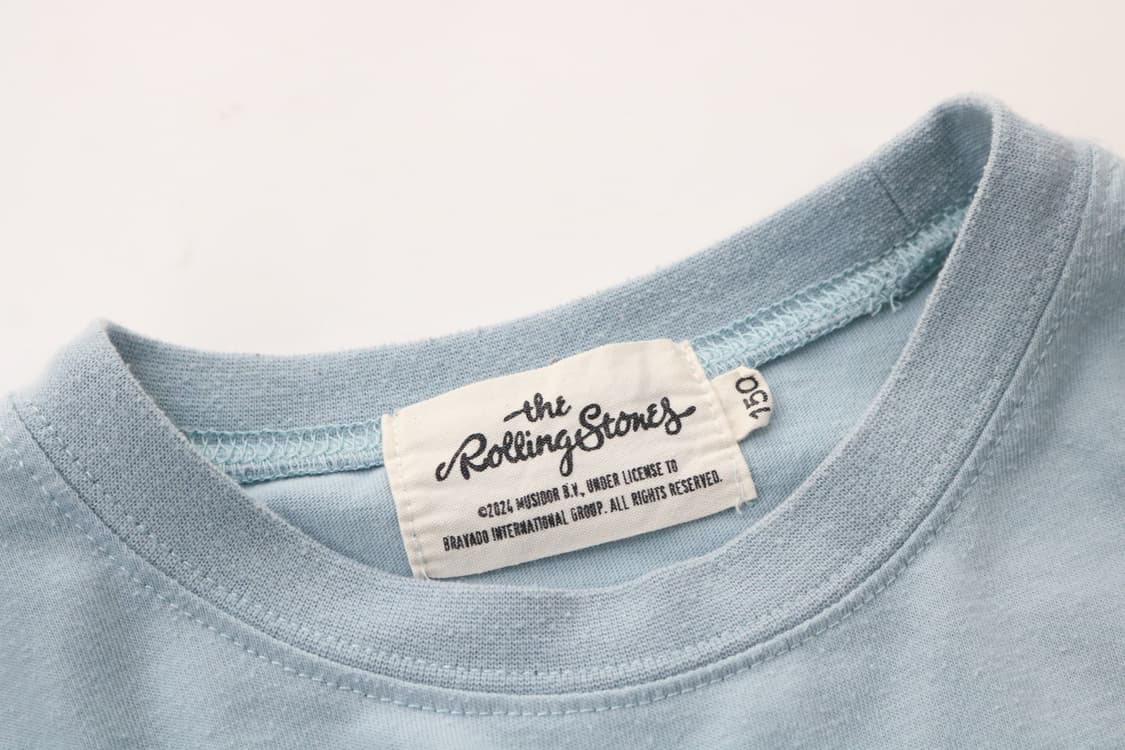 롤링스톤즈 텅 로고 빈티지 블루 롱 슬리브 티셔츠 (150) 상품이미지4