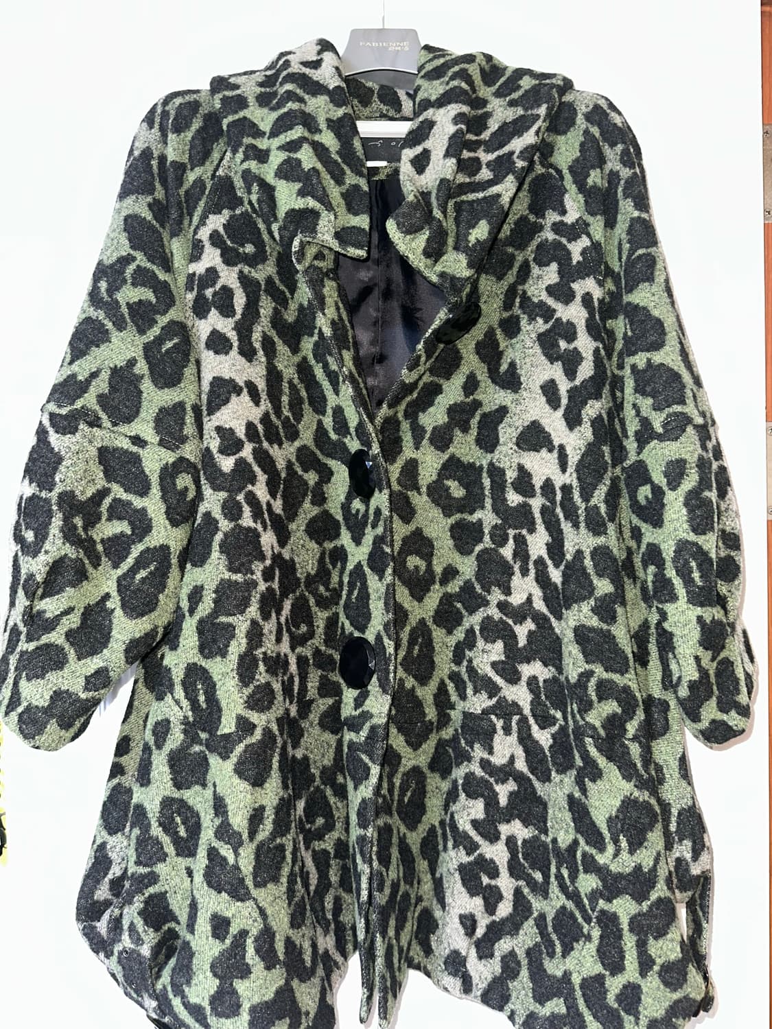 갸루 펑크 호피 코트 상품이미지1