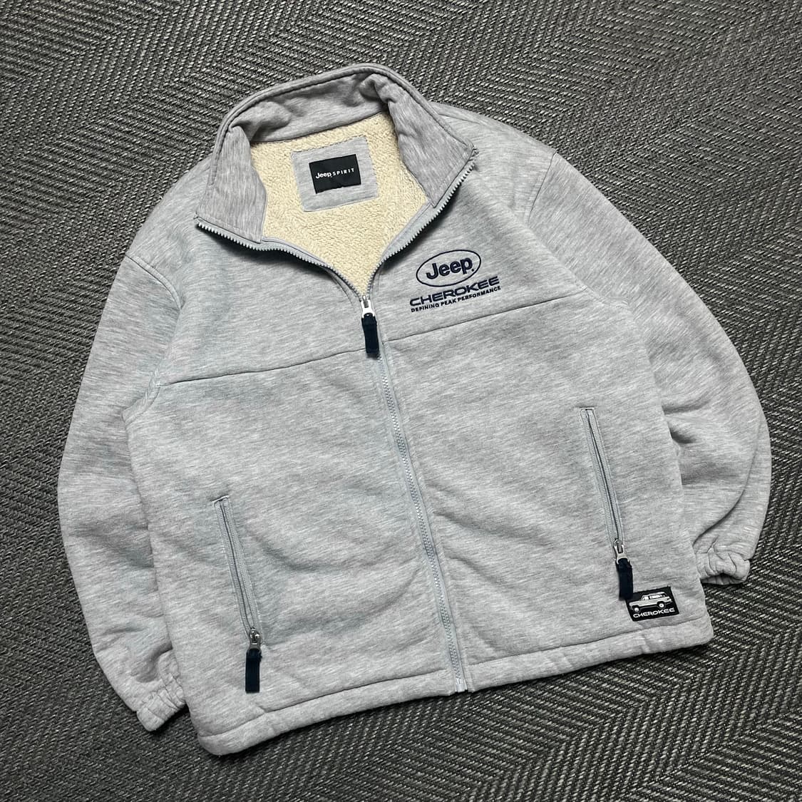 Jeep 스피릿 체로키 쉐르파 집업 자켓 그레이y 5310 상품이미지1