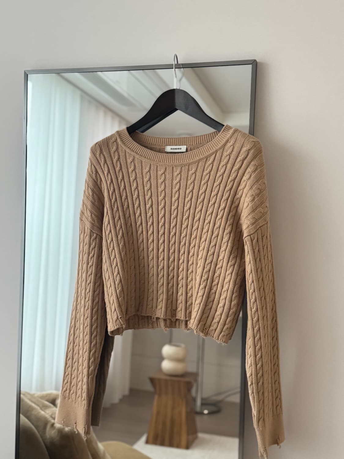 산드로(Sandro) 케이블 니트 스웨터 (36) 상품이미지9