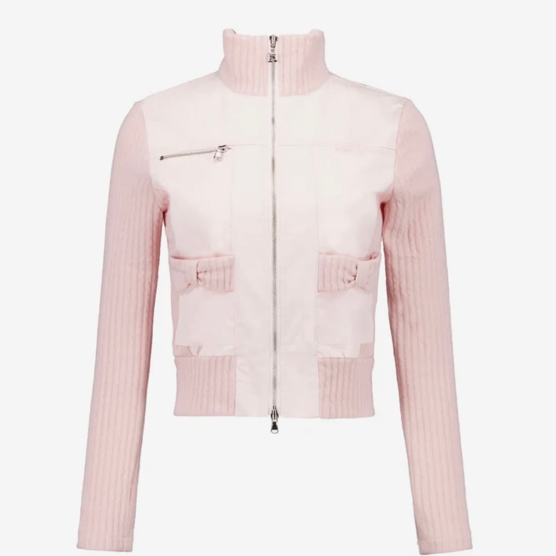 포어링 Twin ribbon jacket (pink) 상품이미지1