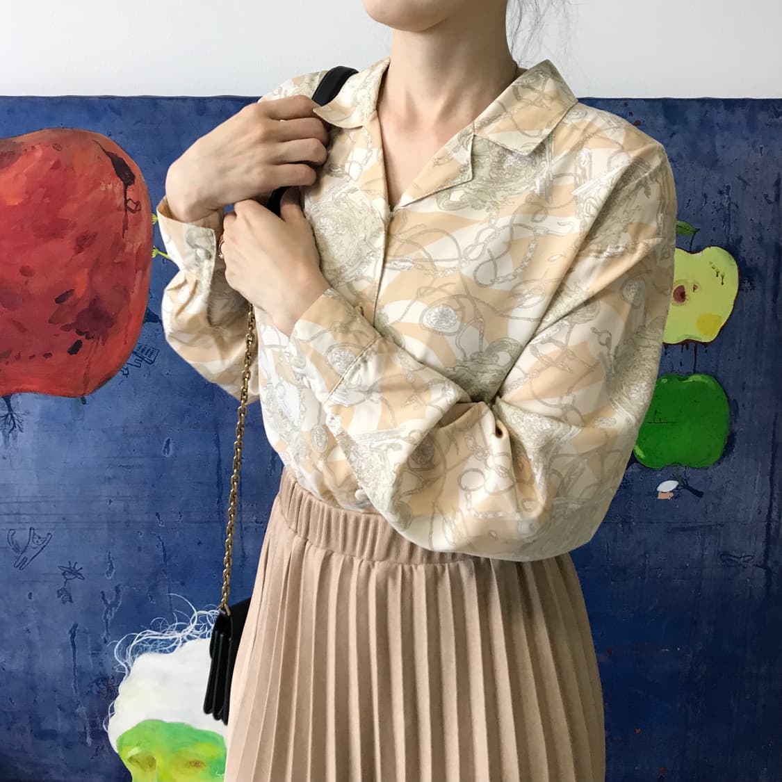 B4) Japan Vintage Blouse 상품이미지5
