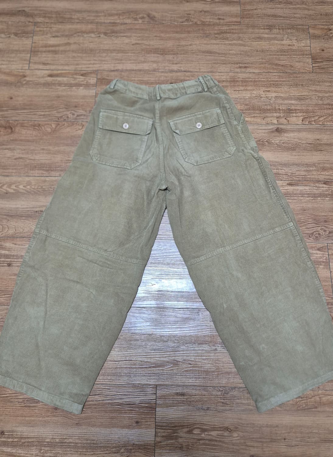 프리즘웍스 CORDUROY BALLOON PANTS_BEIGE (m) 상품이미지4