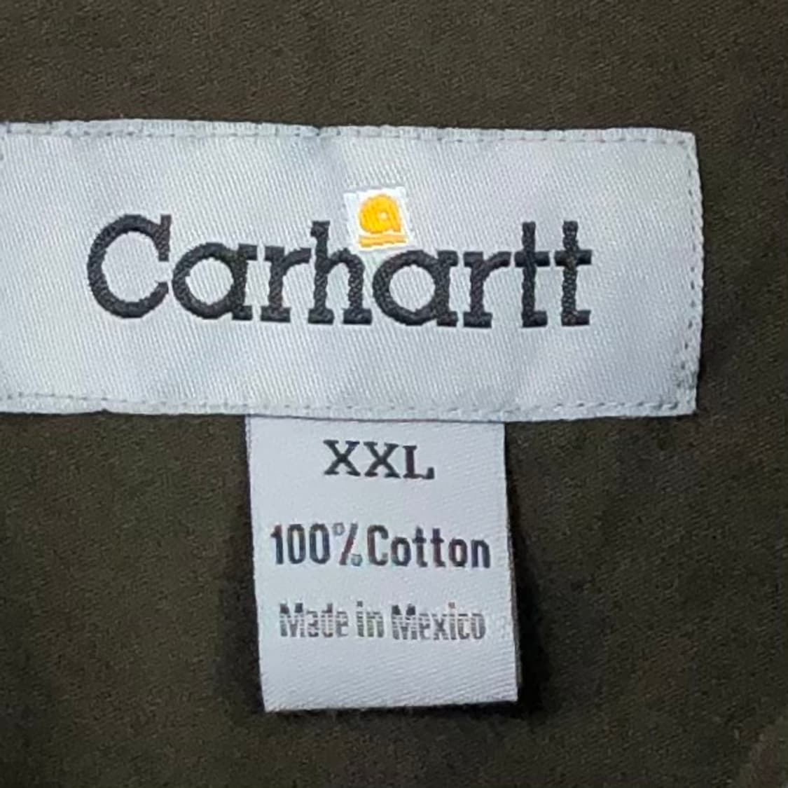 Xxl 칼하트 브라운 워크 셔츠 상품이미지3