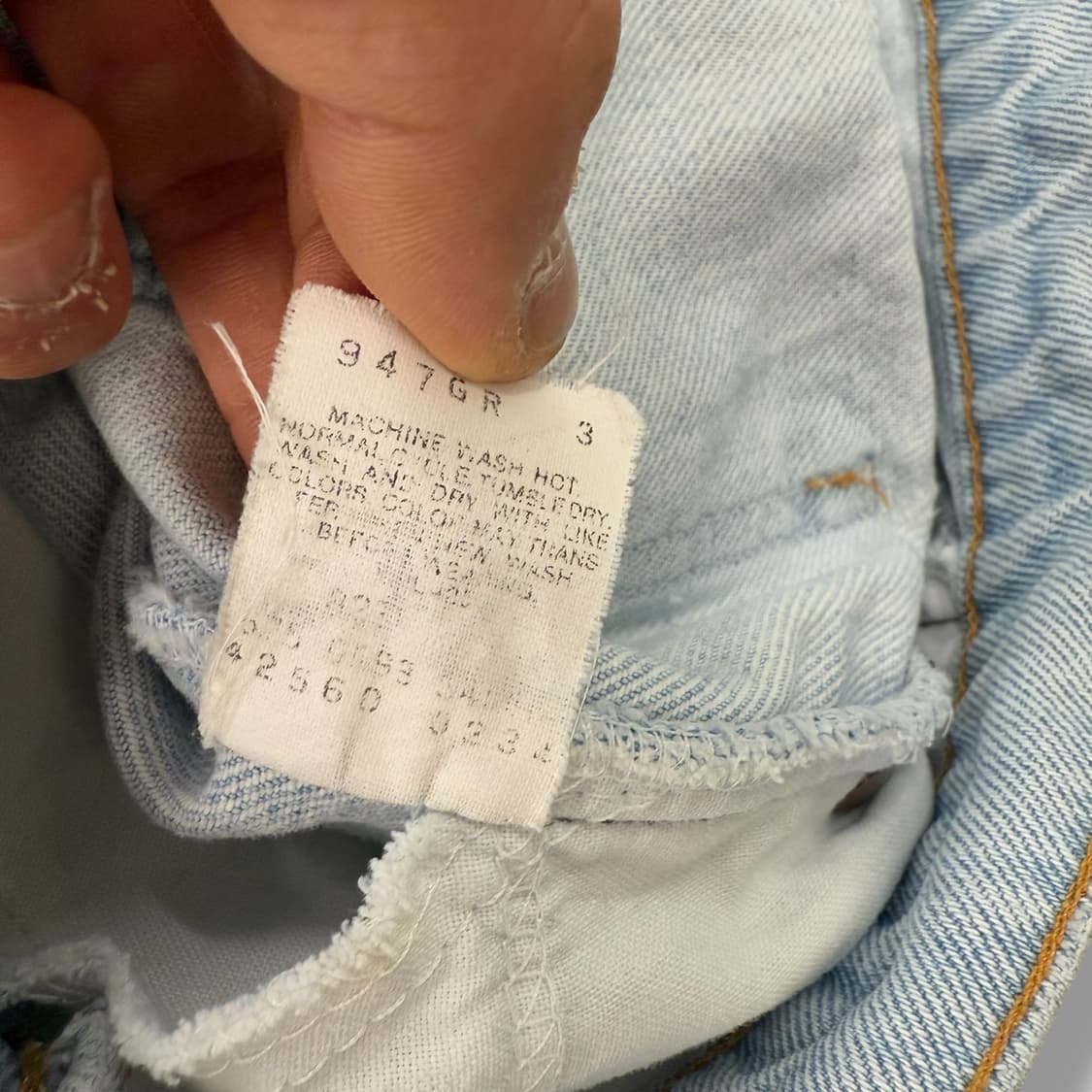 usa 리바이스 560 오렌지탭 데님팬츠 r1834 상품이미지8