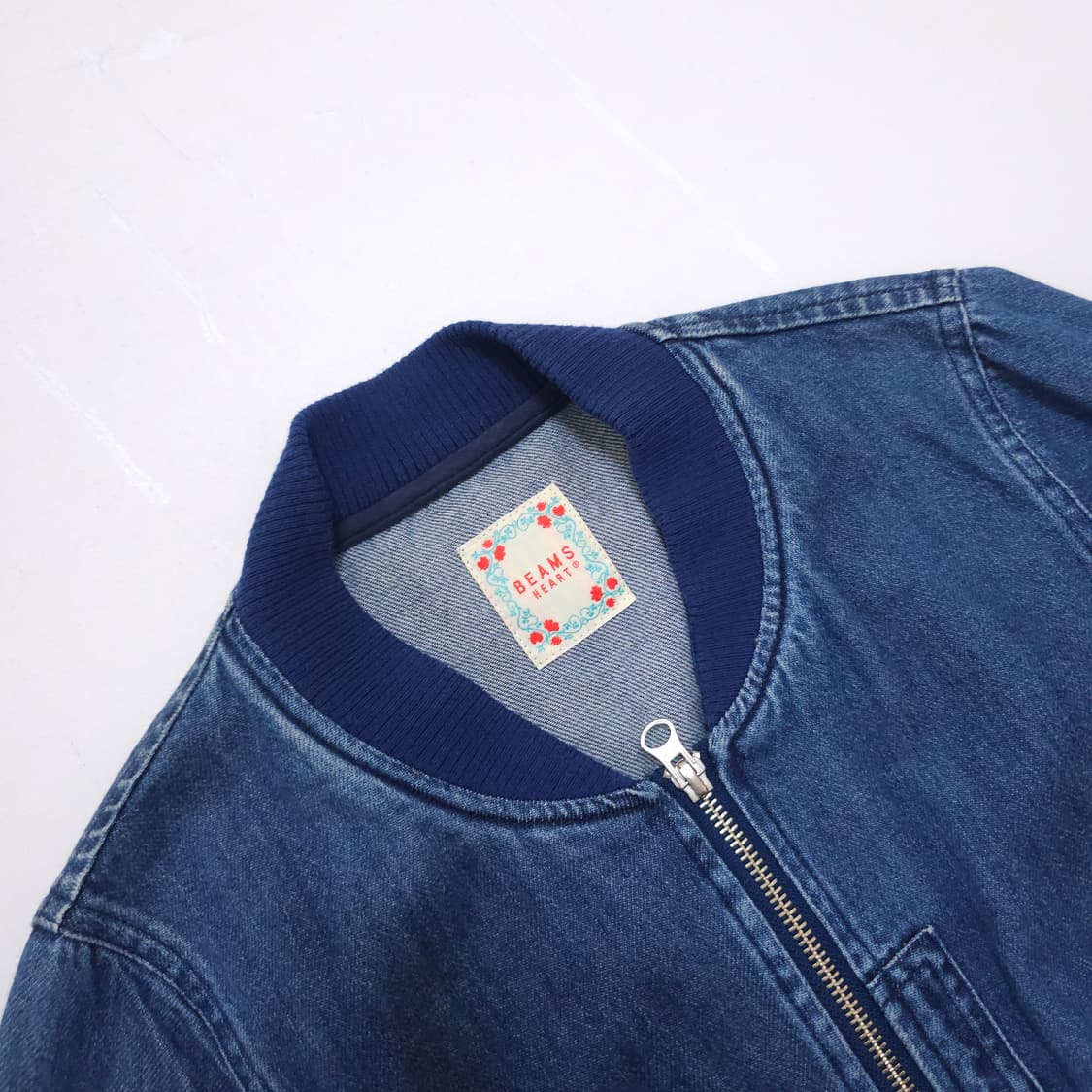 빔즈하트 데님 블루종 자켓 상품이미지2
