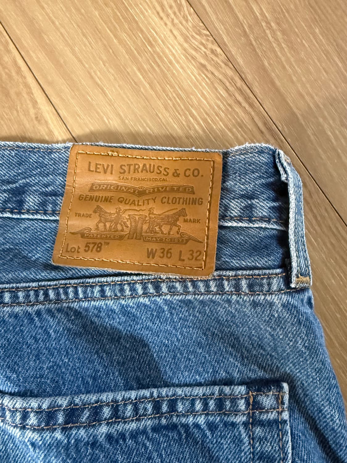 리바이스 578 W36/L32 [기장수선] 상품이미지3