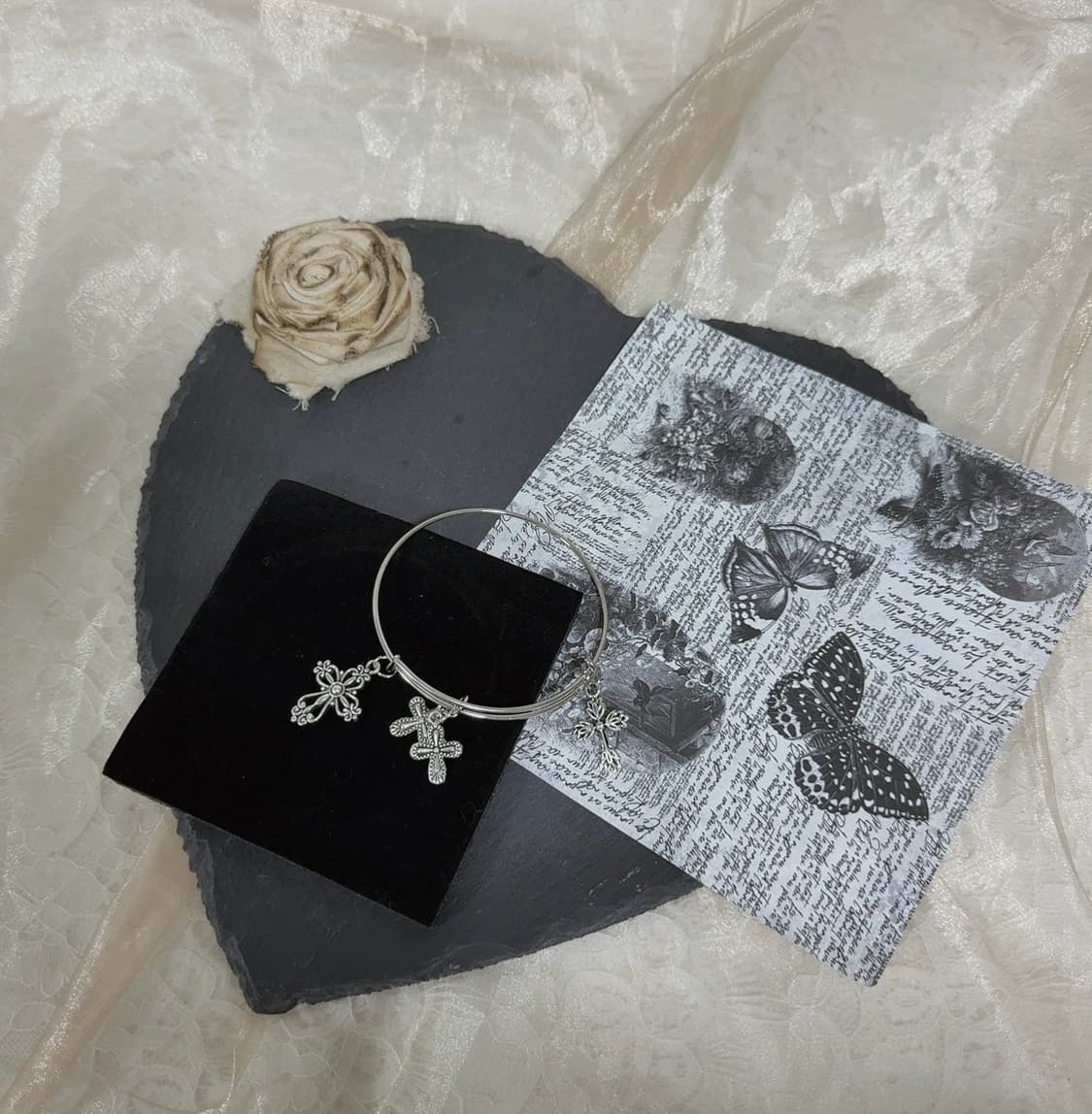 빈티지 십자가 팔찌 상품이미지1