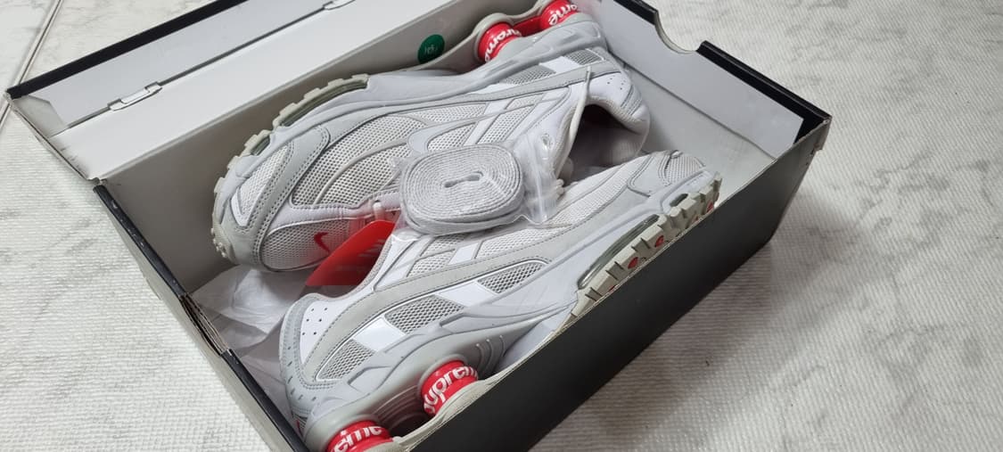 나이키 슈프림 샥스 라이드 2 sp 화이트 290 상품이미지7