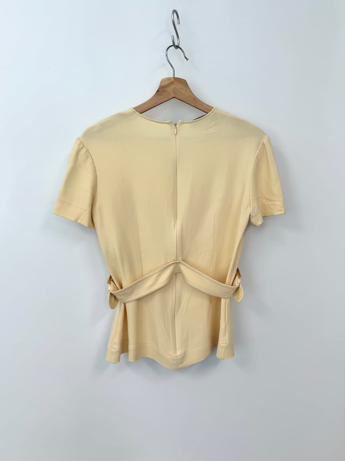 STELLA McCARTNEY 스텔라맥카트니 크림컬러 반팔 블라우스 40 상품이미지2