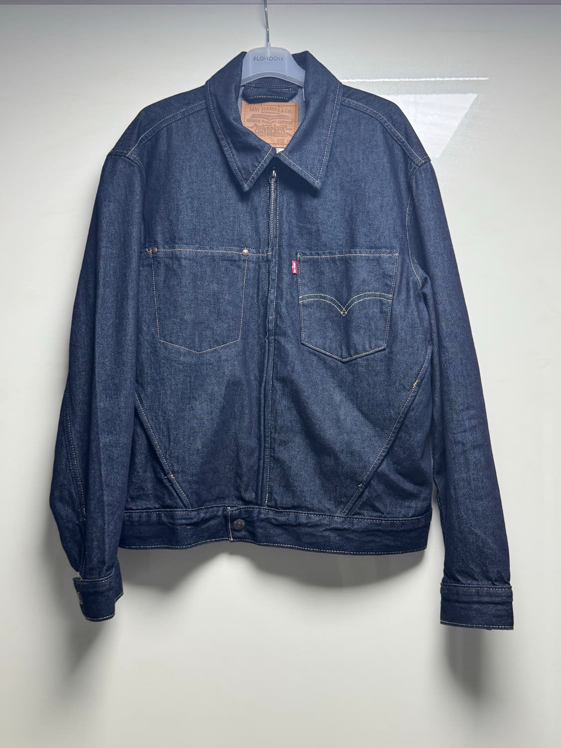 Levi's 지퍼 프런트 패치 포켓 데님 재킷 상품이미지2